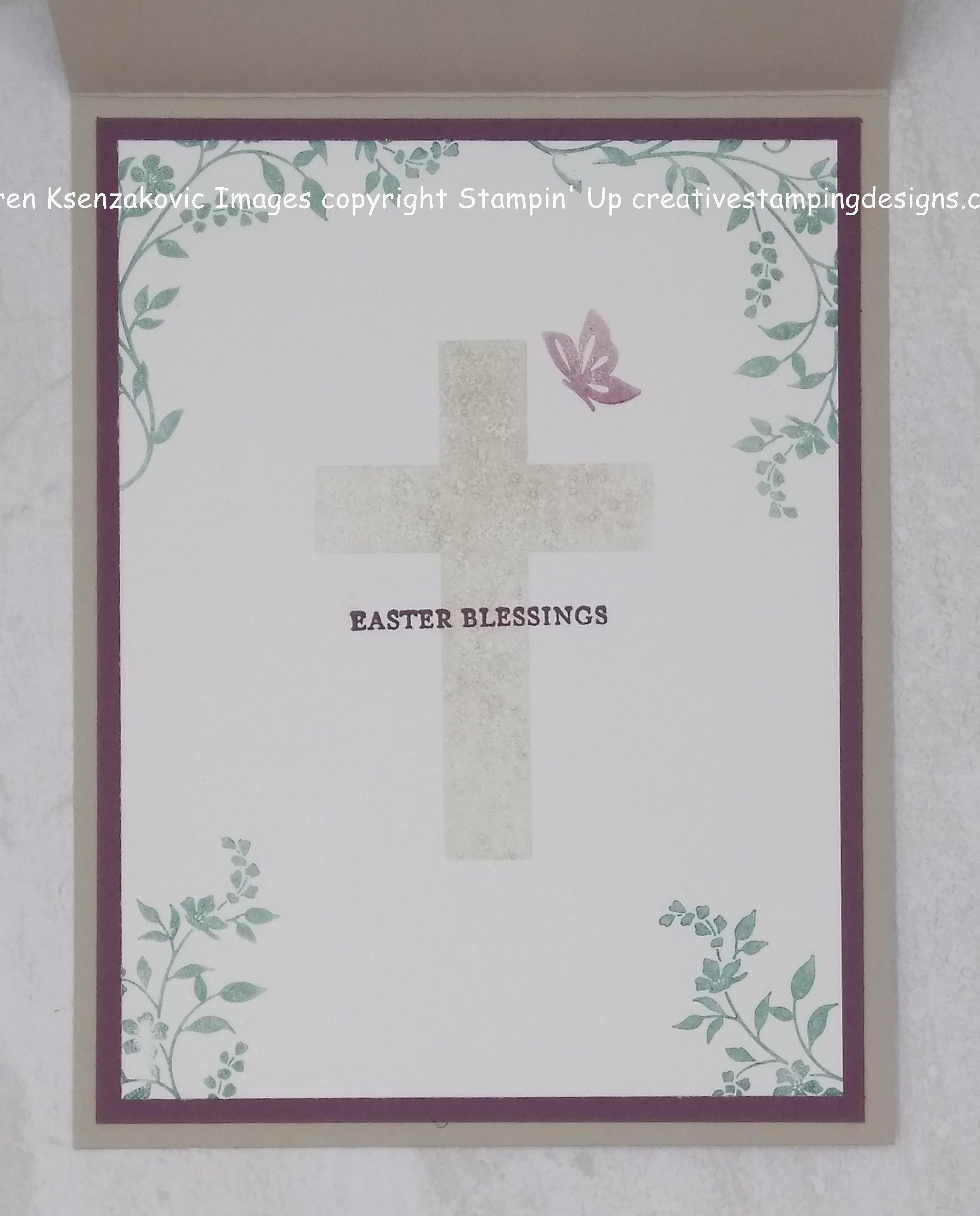 Stampin’ Up Hold On To Hope Easter Card | Creative Stamping Designs