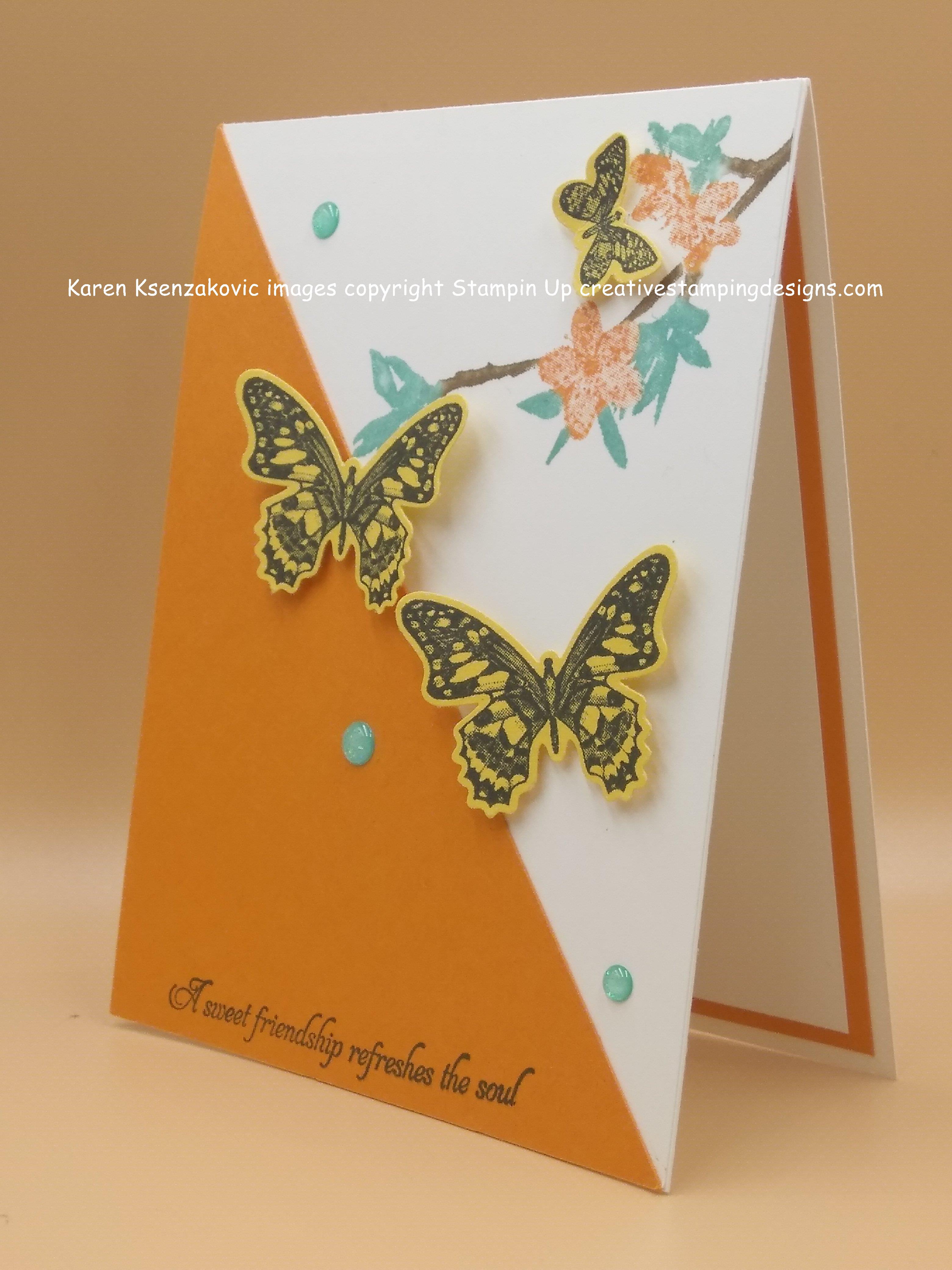 Stampin’ Up Butterfly Wishes Friendship Card Sneak Peek | Creative ...