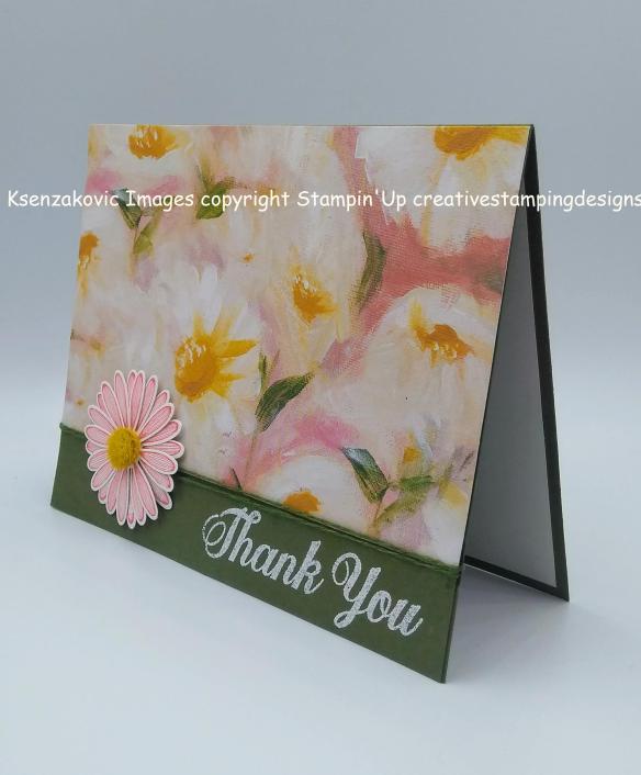 Stampin’ Up Daisy Lane Delight Thank You Card | Creative Stamping Designs