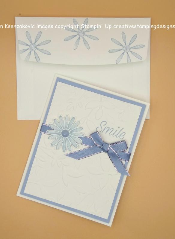 Stampin’ Up Daisy Lane Quick and Easy Card | Creative Stamping Designs