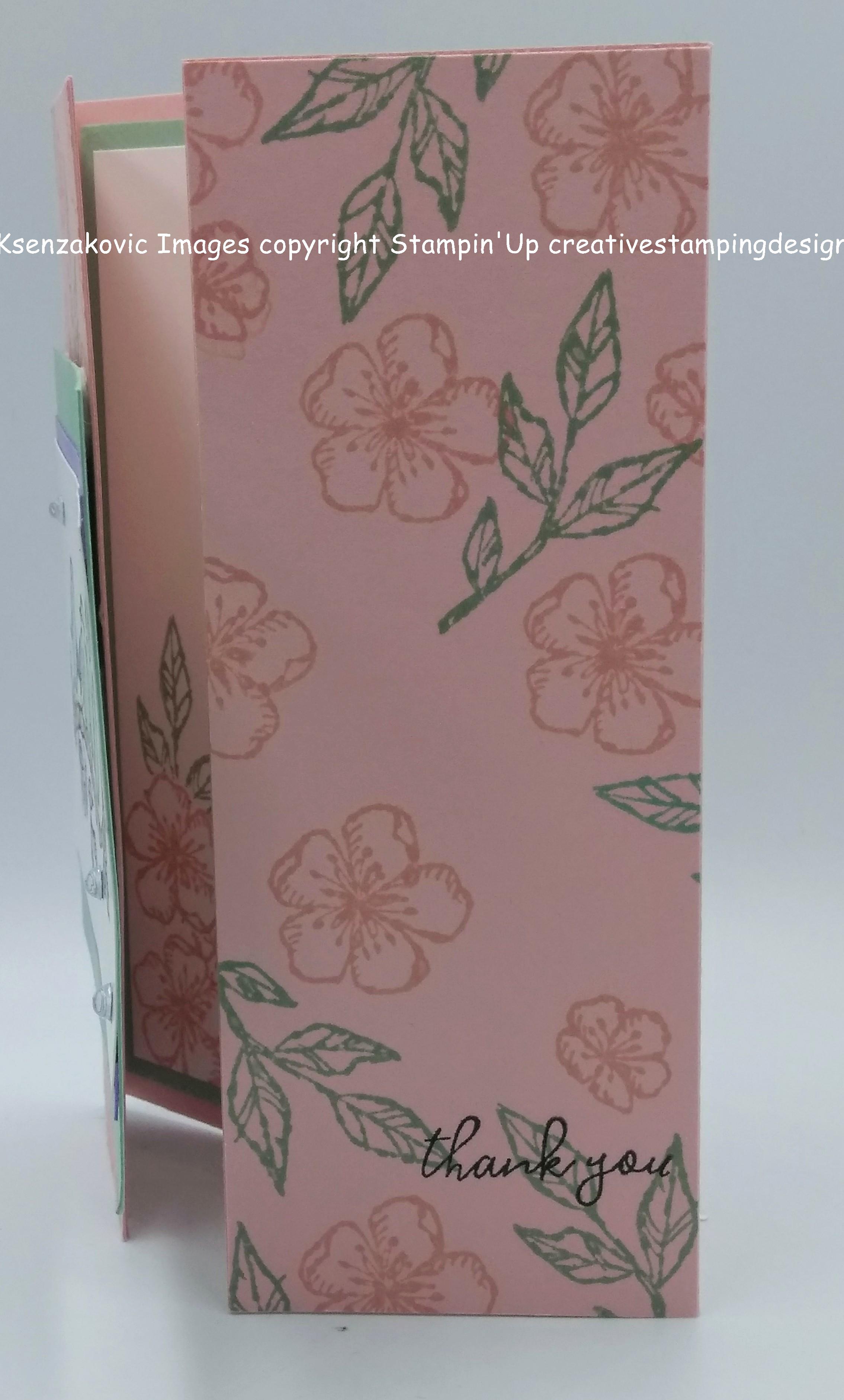 Stampin’ Up Free As A Bird Thank You Card | Creative Stamping Designs