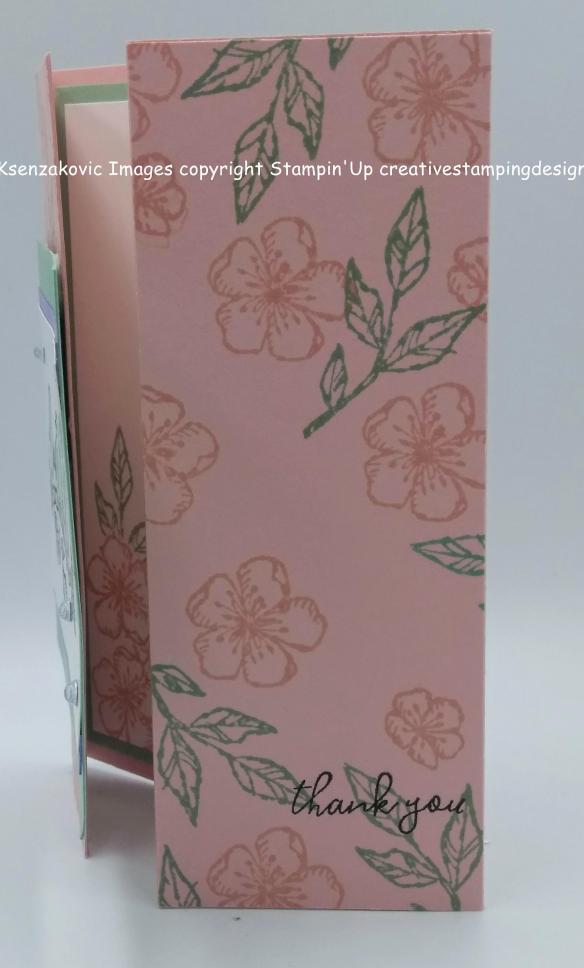 Stampin’ Up Free As A Bird Thank You Card | Creative Stamping Designs