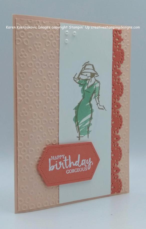 Stampin Up Beautiful You Birthday Card | Creative Stamping Designs