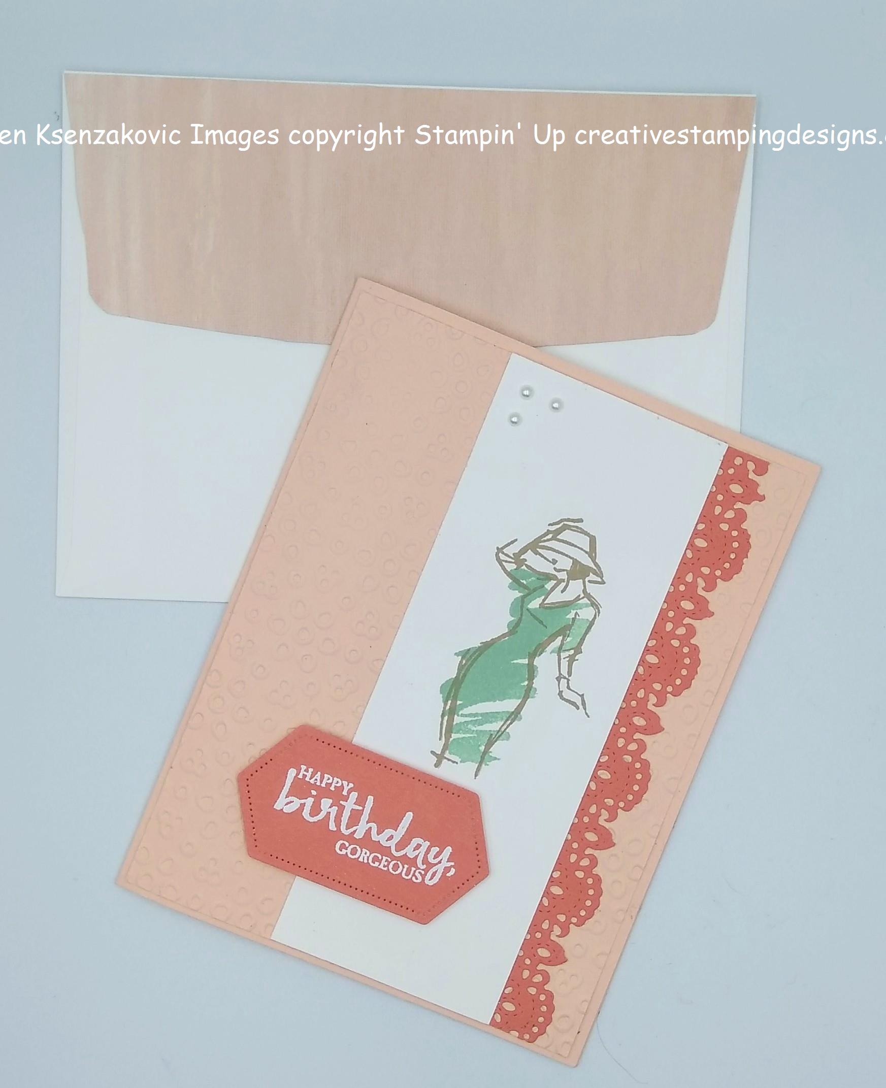 Stampin Up Beautiful You Birthday Card | Creative Stamping Designs