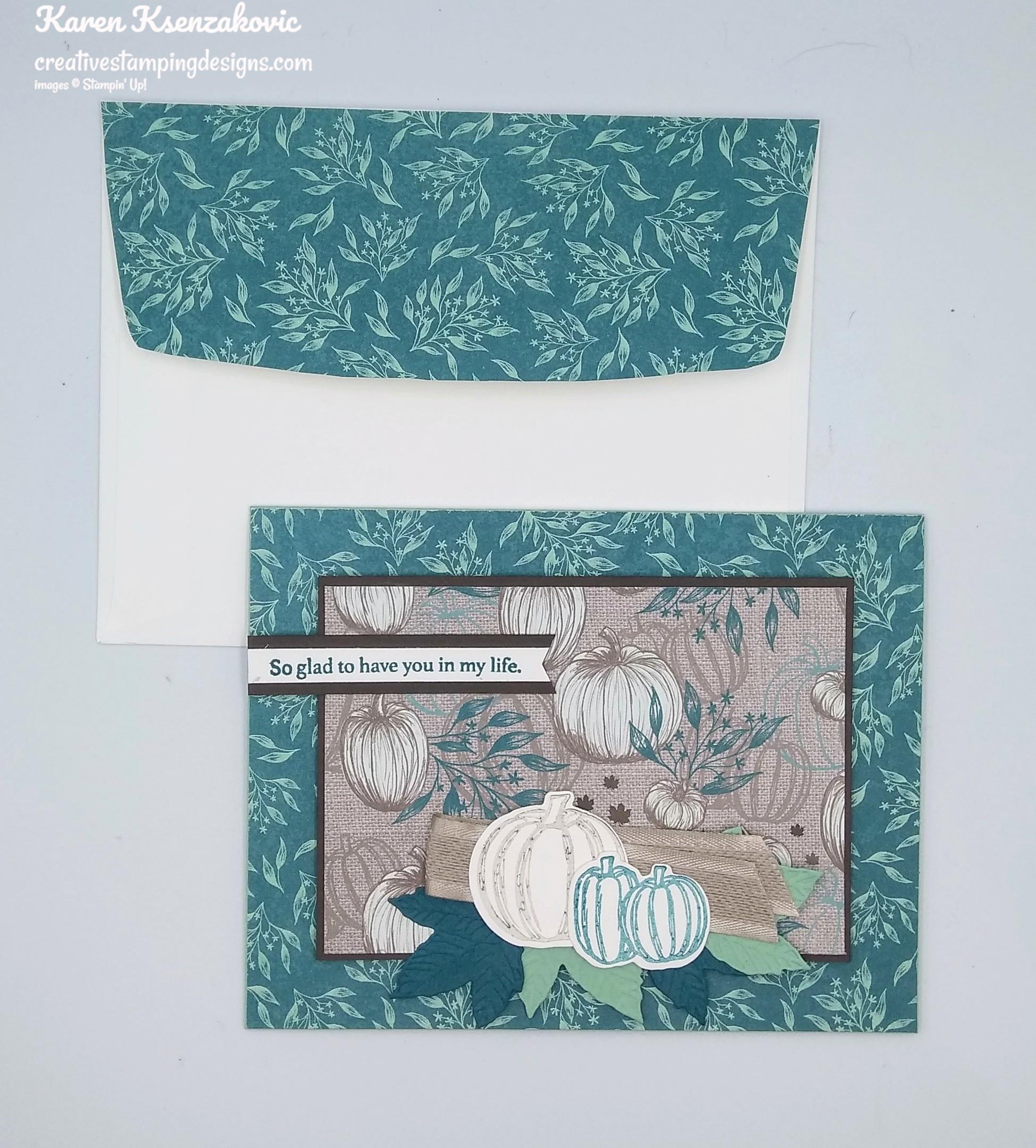 Stampin’ Up! Gather Together Thanksgiving Card | Creative Stamping Designs