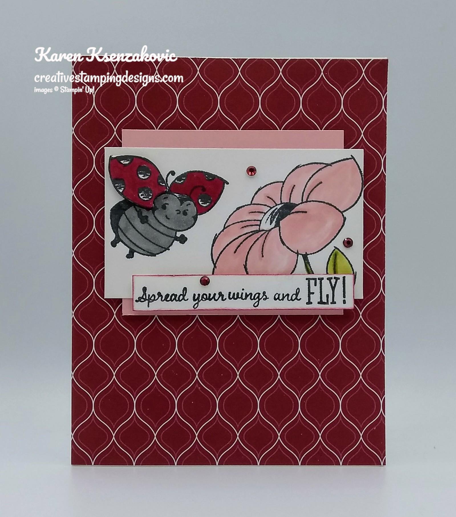 Stampin’ Up! Little Ladybug For Happy Inkin’ Thursday Blog Hop ...