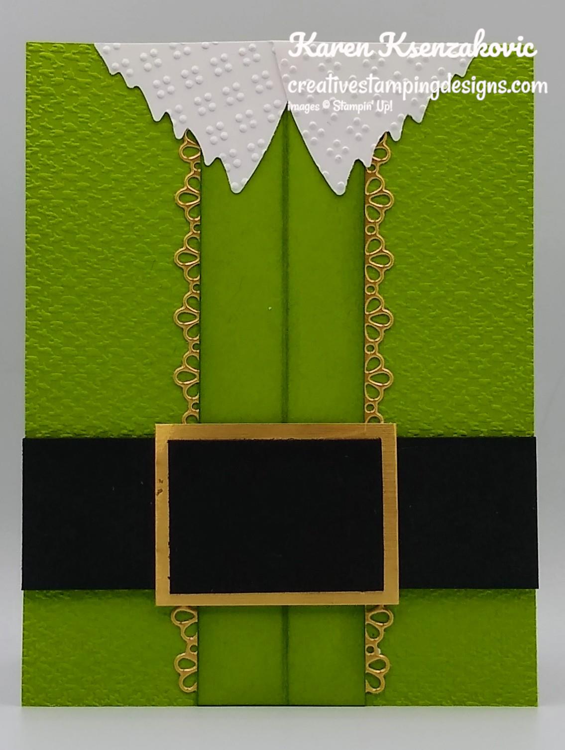 Stampin' Up! Christmas Means More Elf | Creative Stamping Designs
