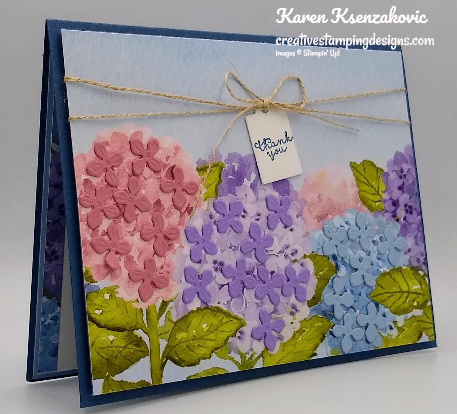 Stampin’ Up! Hydrangea Haven for The Happy Inkin’ Thursday Blog Hop ...
