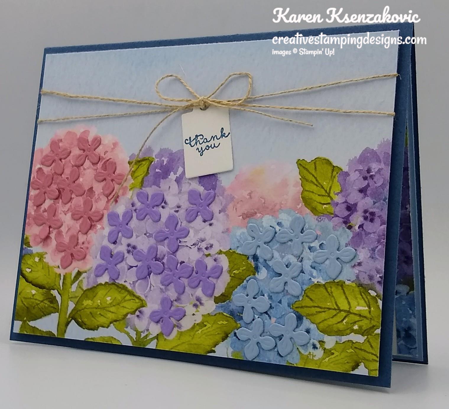 Stampin’ Up! Hydrangea Haven for The Happy Inkin’ Thursday Blog Hop ...