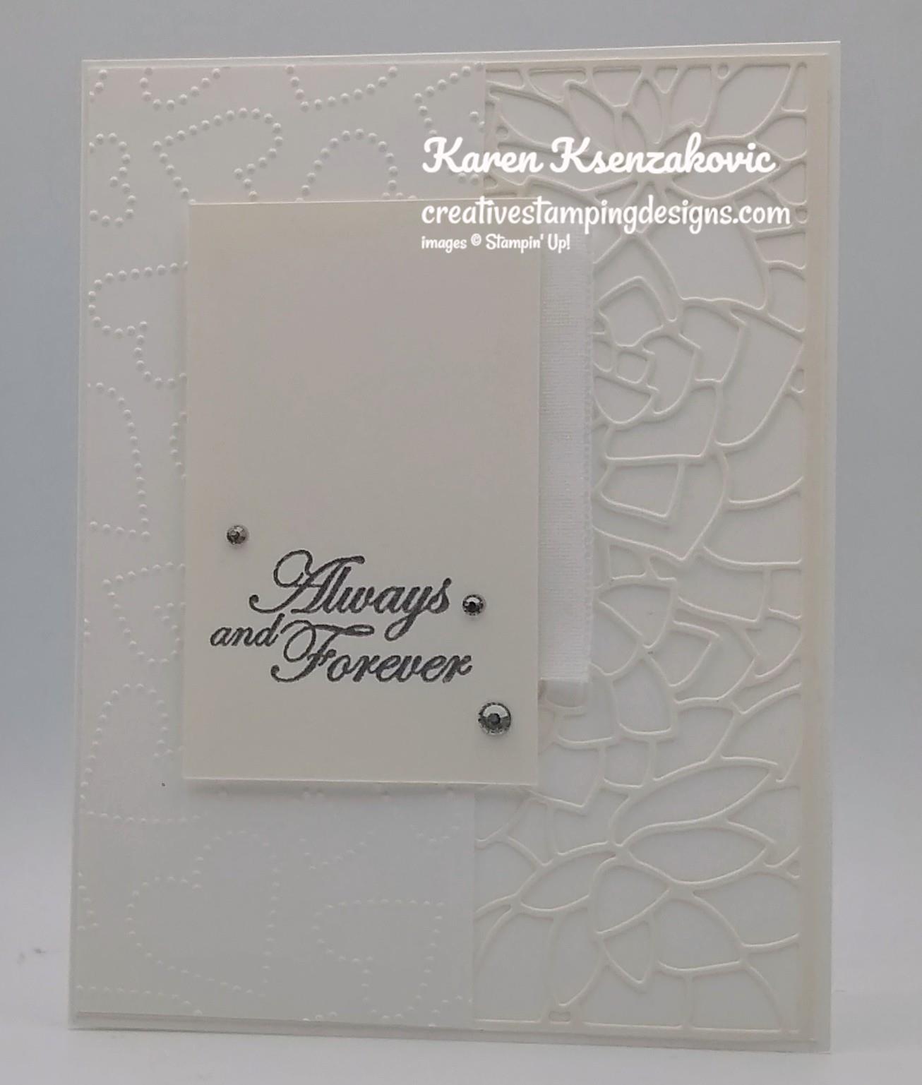Stampin’ Up Forever Fern Wedding | Creative Stamping Designs