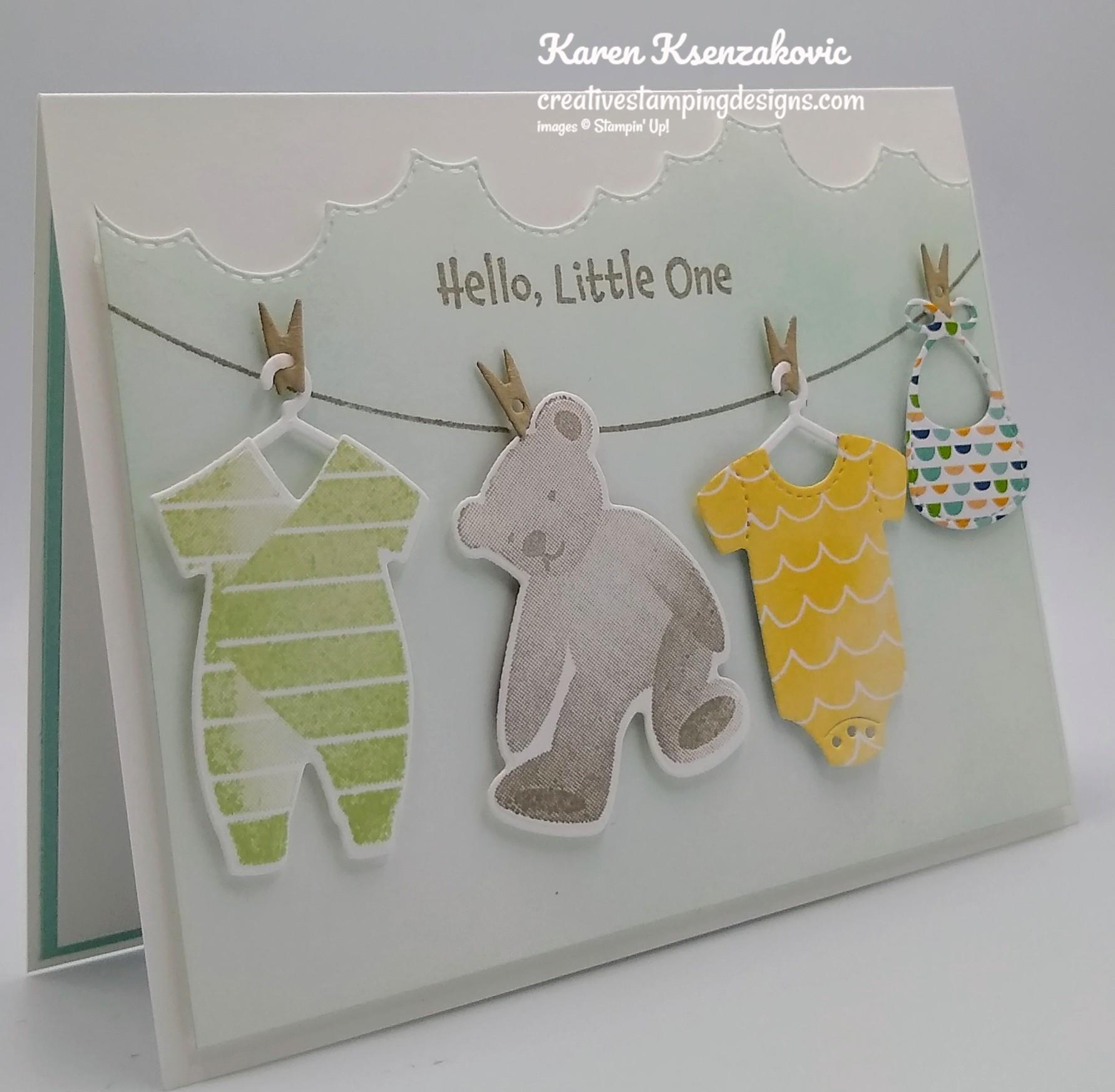 Stampin’ Up! All For Baby Creative Stamping Designs