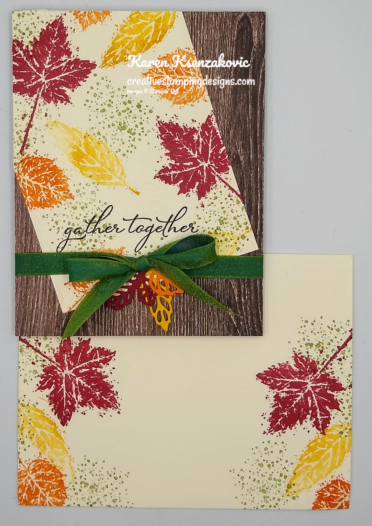 Stampin' Up! Gorgeous Leaves | Creative Stamping Designs