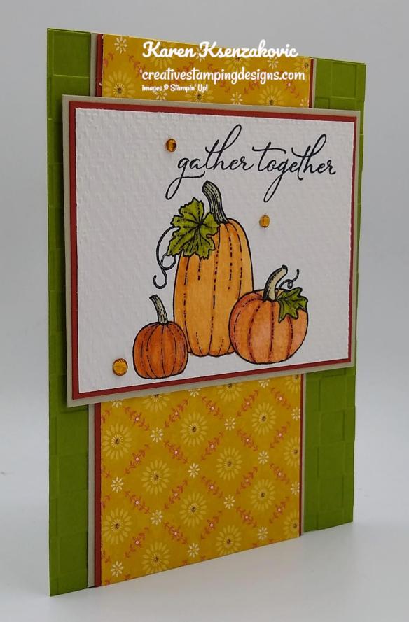 Stampin’ Up! Pretty Pumpkins for The Card Concepts | Creative Stamping ...