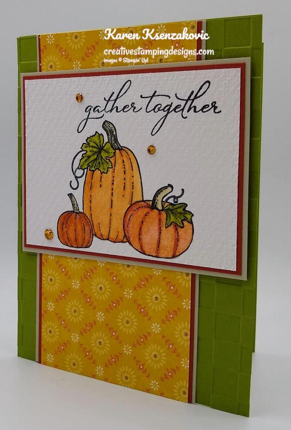 Stampin’ Up! Pretty Pumpkins for The Card Concepts | Creative Stamping ...