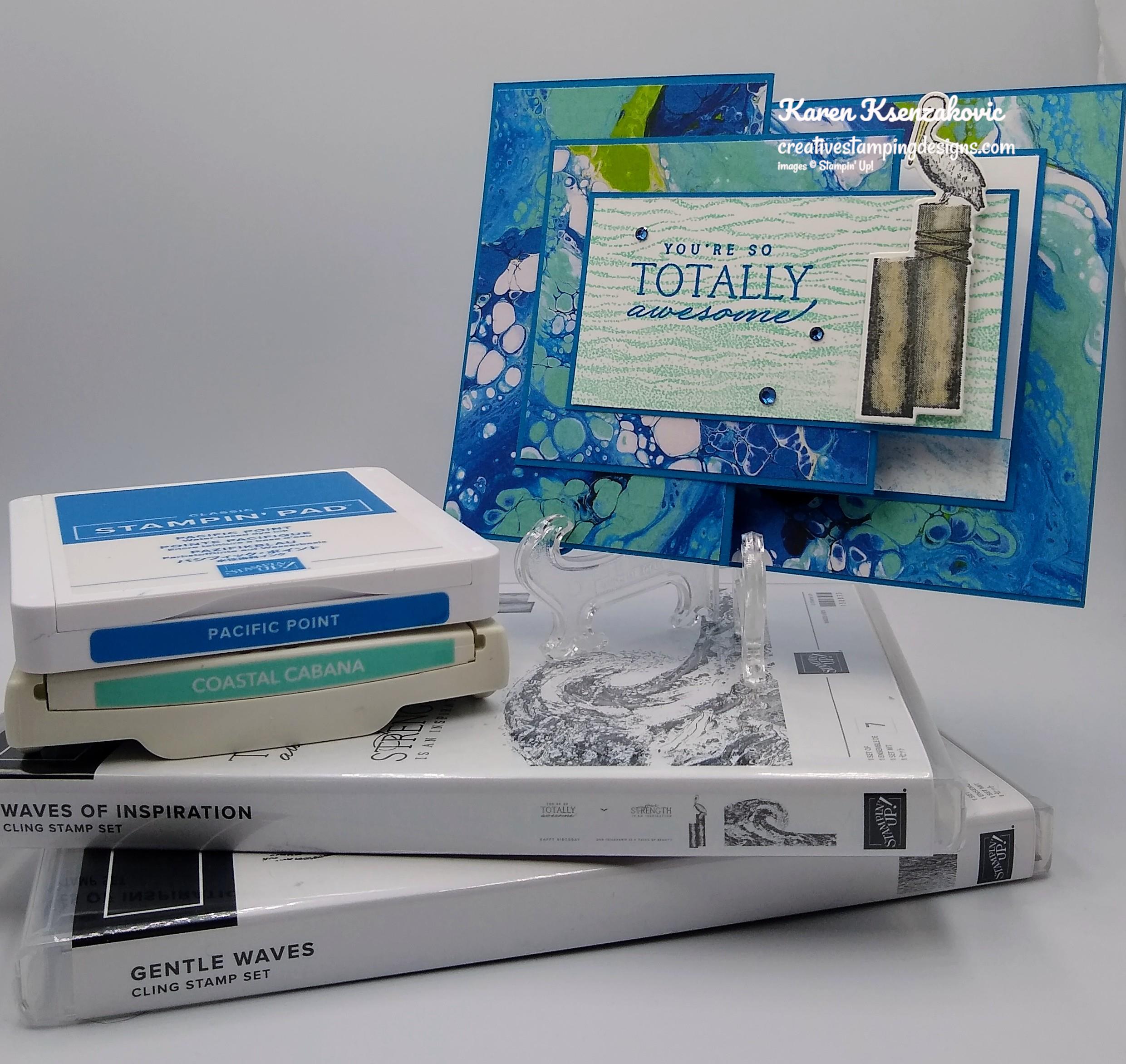 Stampin' Up! Waves of Inspiration Sneak Peek for Fun Fold Friday