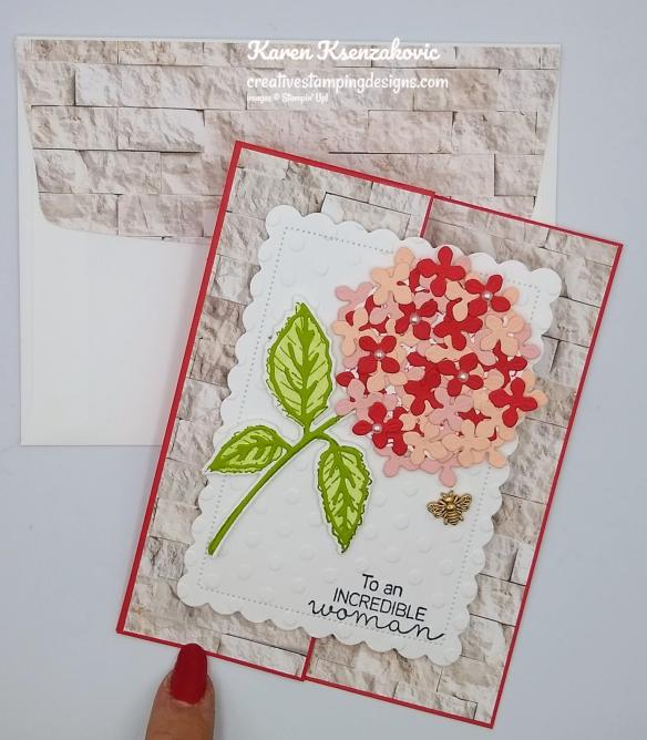 Stampin’ Up! Hydrangea Haven for Fun Fold Friday with Video Tutorial ...