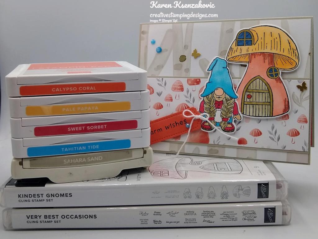 Stampin' Up! Kindest Gnomes Birthday 1 creativestampingdesigns.com