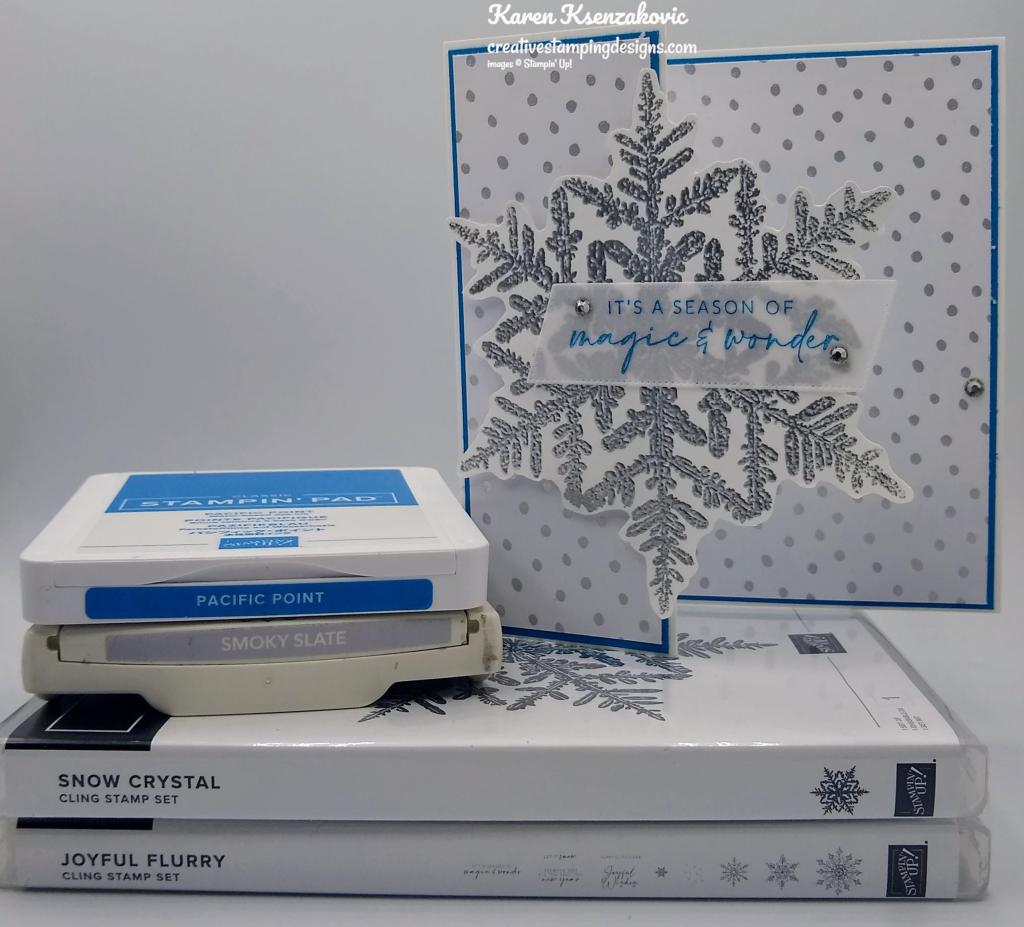 Stampin' Up! Snow Crystal Fun Fold 1 creativestampingdesigns.com