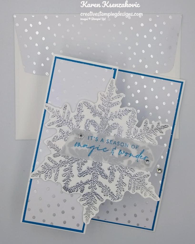 Stampin' Up! Snow Crystal Fun Fold 7 creativestampingdesigns.com