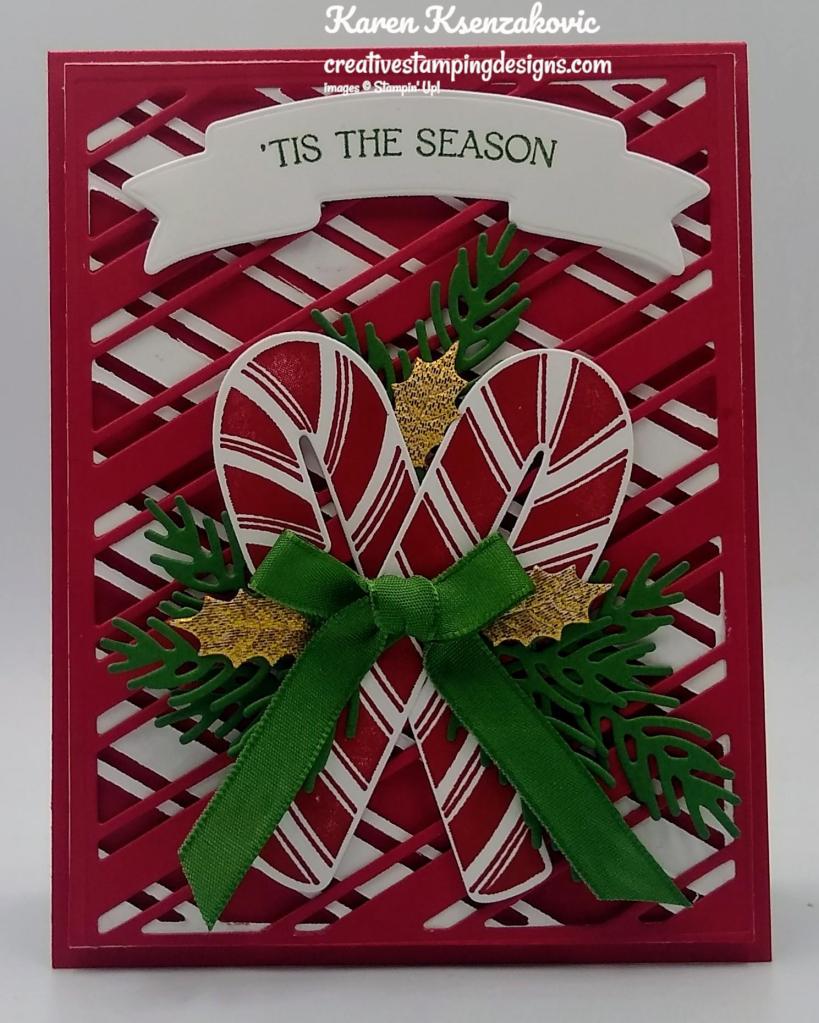 Stampin' Up! Sweetest Candy Canes Christmas 2 creativestampingdesigns.com