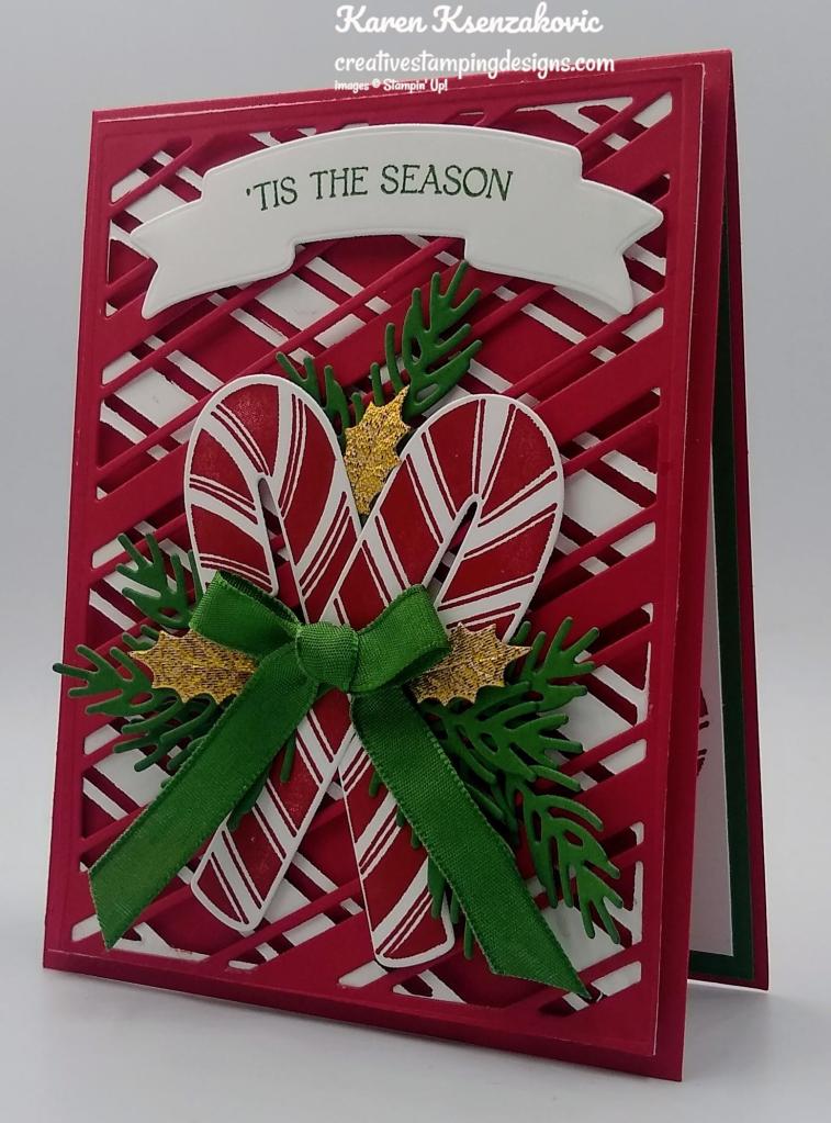 Stampin' Up! Sweetest Candy Canes Christmas 4 creativestampingdesigns.com