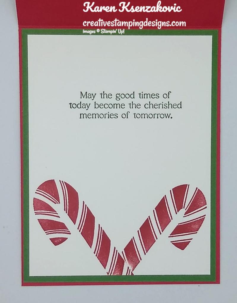 Stampin' Up! Sweetest Candy Canes Christmas 5 creativestampingdesigns.com