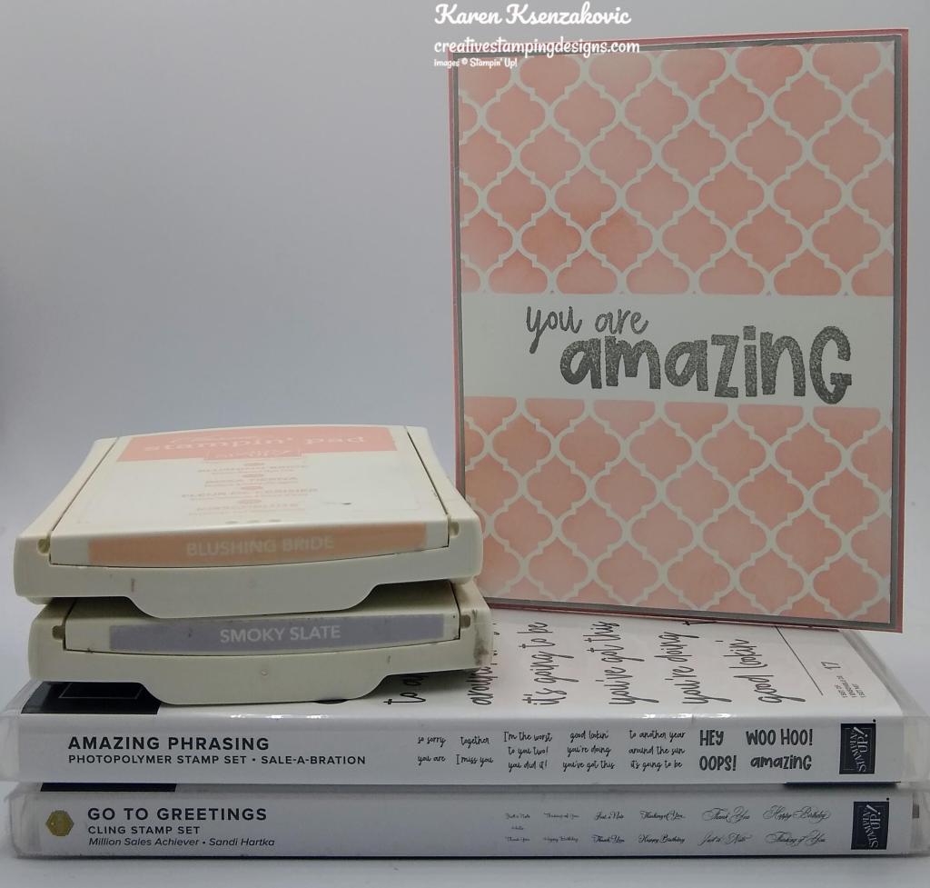 Stampin' Up! Amazing Phrasing CAS 1 creativestampingdesigns.com