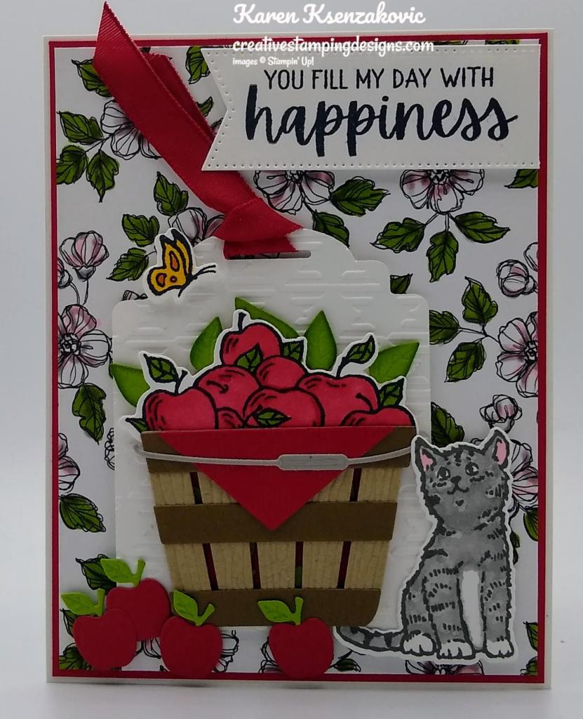 Stampin' Up! Cheerful Basket Fun Fold 2 creativestampingdesigns.com