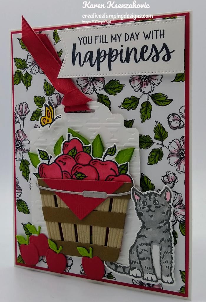 Stampin' Up! Cheerful Basket Fun Fold 4 creativestampingdesigns.com