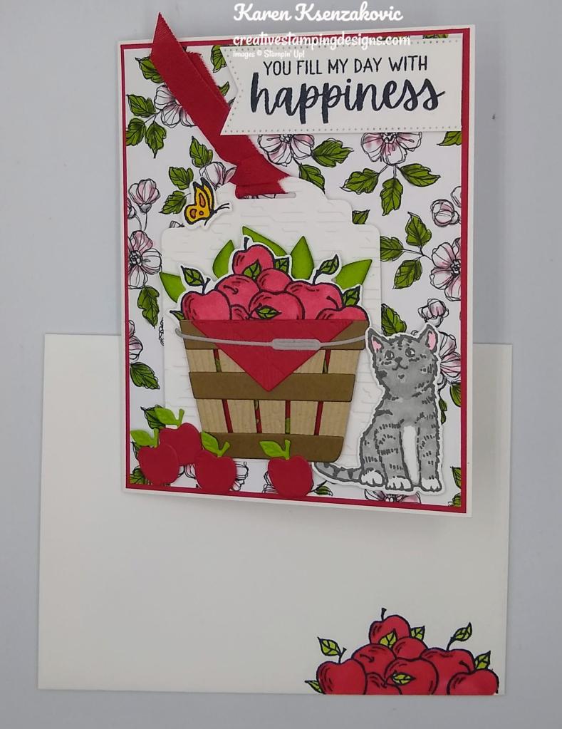 Stampin' Up! Cheerful Basket Fun Fold 7 creativestampingdesigns.com