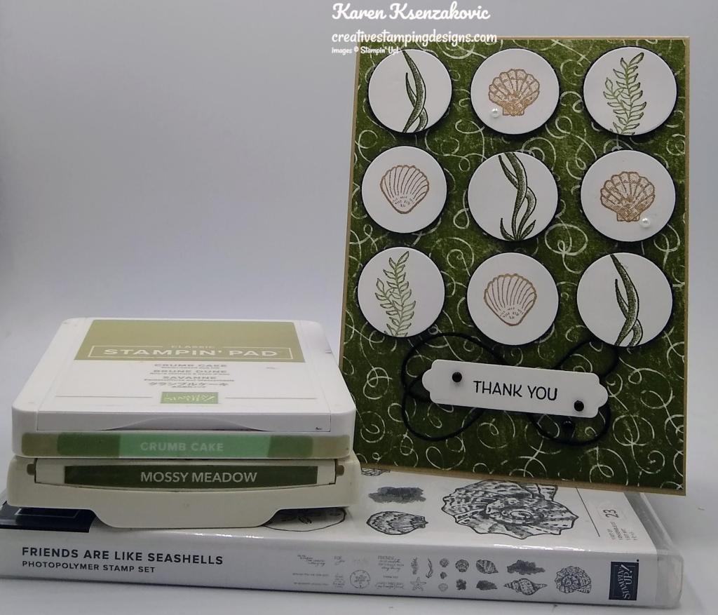 Stampin' Up! Friends Are Like Seashells Thank You 1 creativestampingdesigns.com