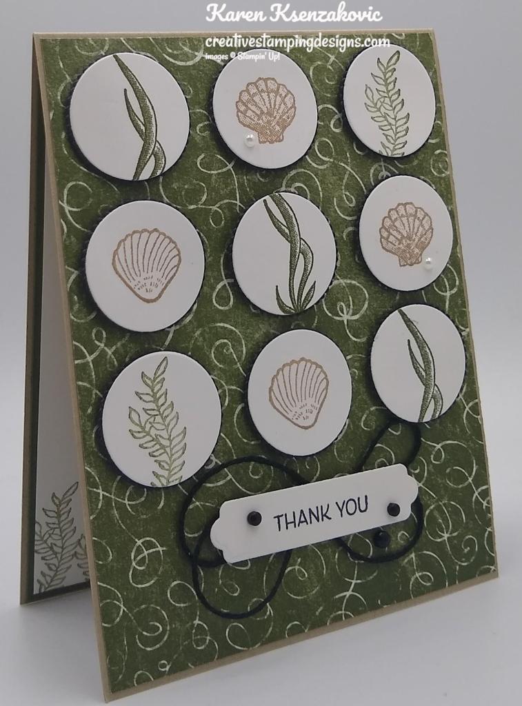 Stampin' Up! Friends Are Like Seashells Thank You 3 creativestampingdesigns.com