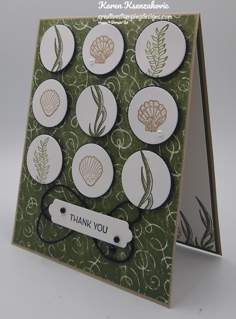 Stampin' Up! Friends Are Like Seashells Thank You 4 creativestampingdesigns.com