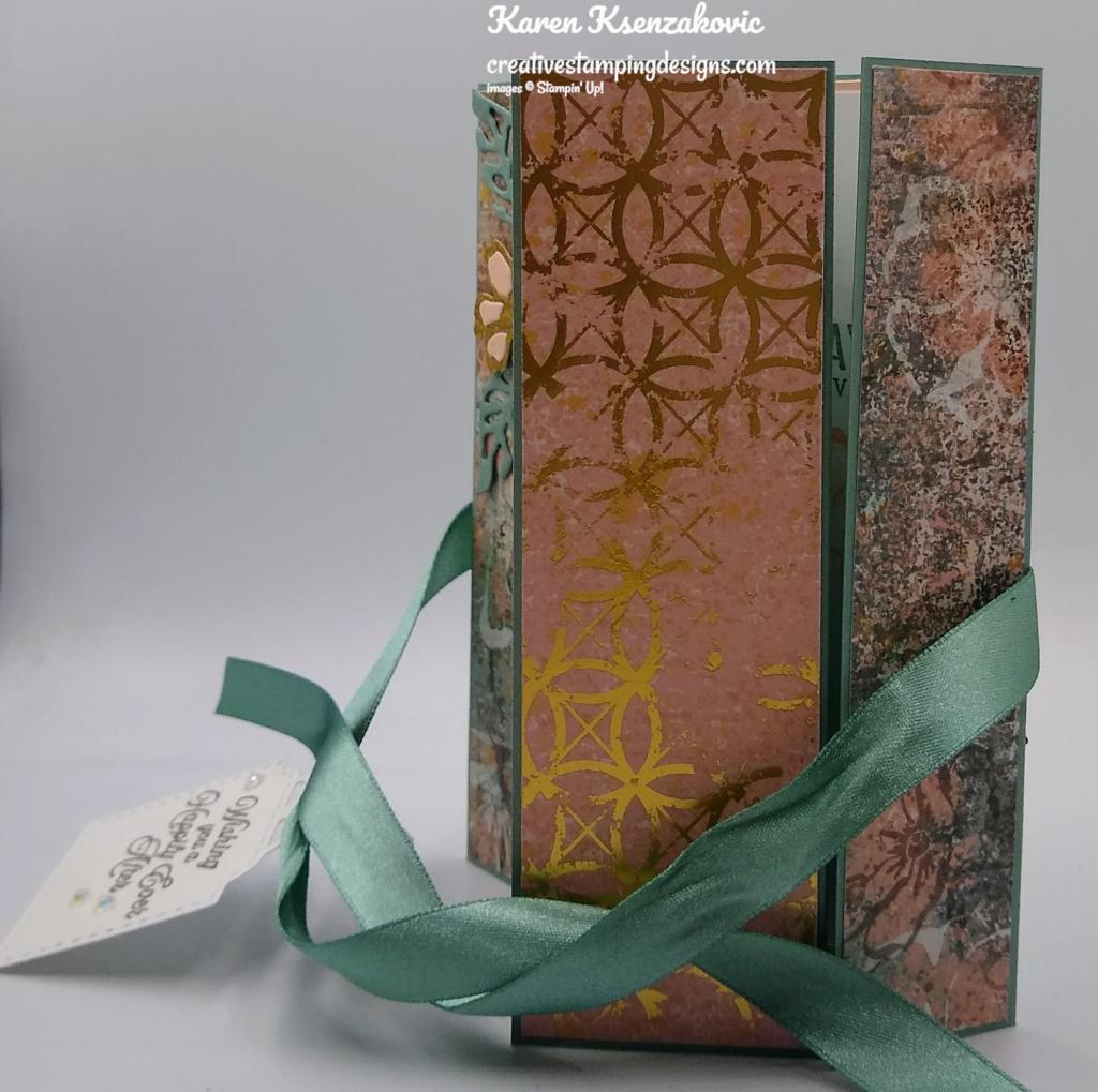 Stampin' Up! Season of Chic Wedding Fun Fold Card 3 creativestampingdesigns.com