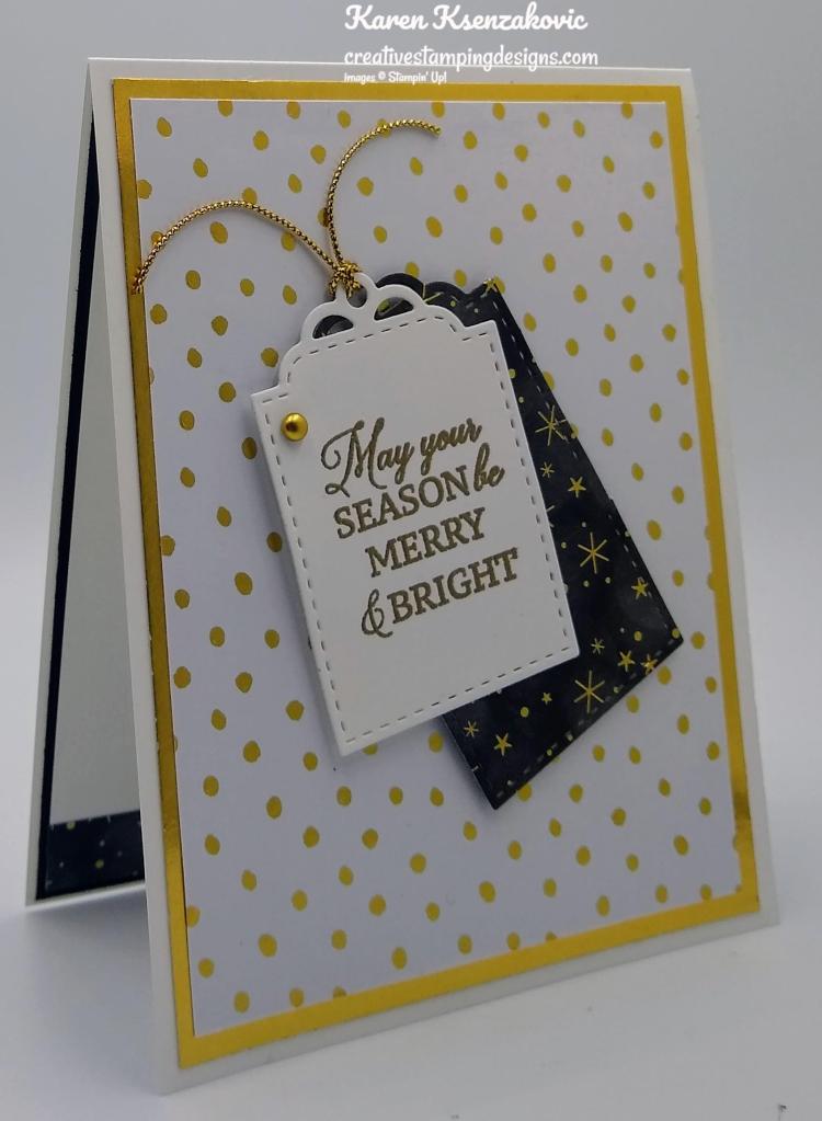 Stampin' Up! Trimming The Tree CAS 3 creativestampingdesigns.com