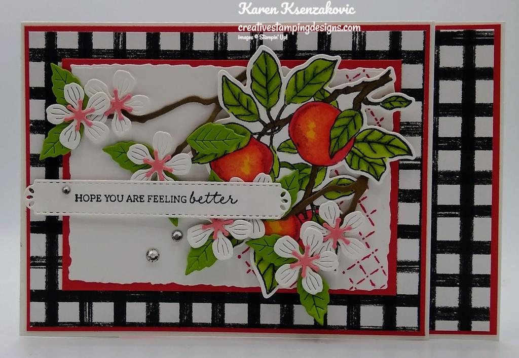 Stampin' Up! Apple Harvest Fun Fold 2 creativestampingdesigns.com