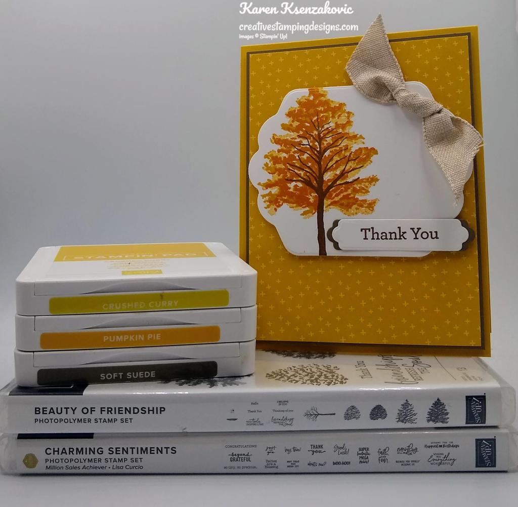 Stampin' Up! Beauty of Friendship Thank You 1 creativestampingdesigns.com