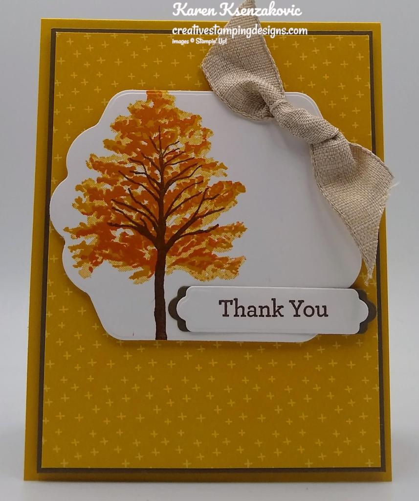 Stampin' Up! Beauty of Friendship Thank You 2 creativestampingdesigns.com