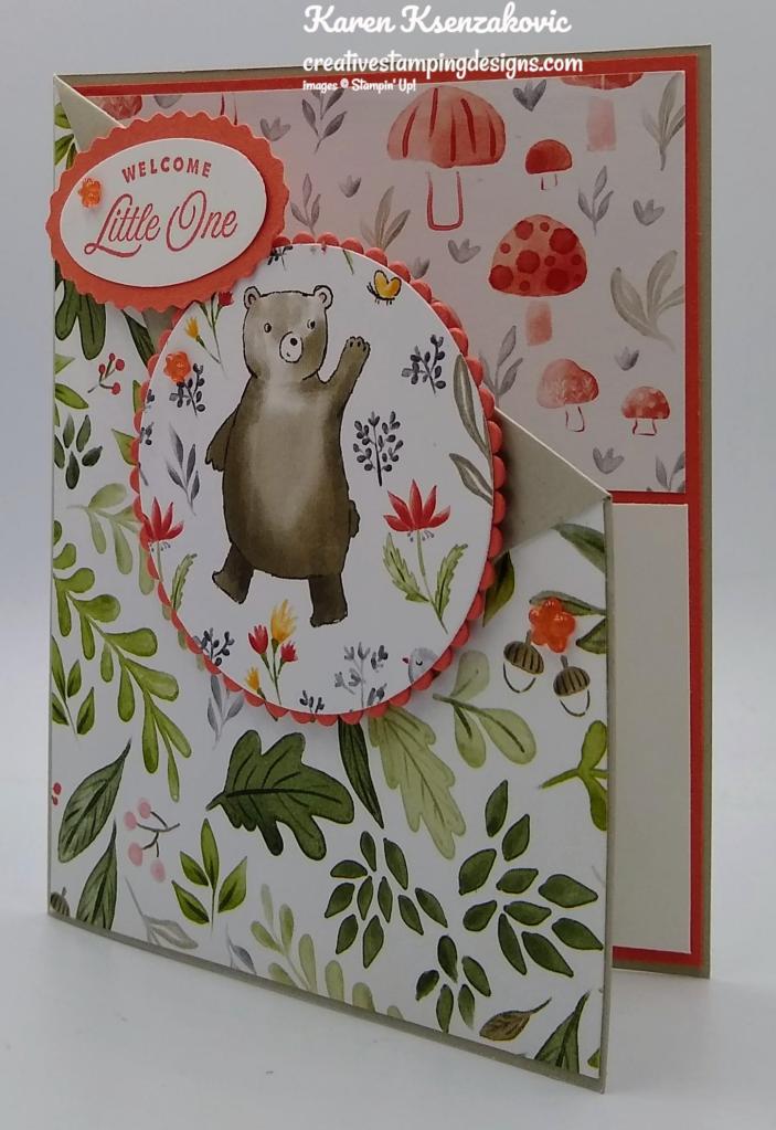 Stampin' Up! Celebrating You Baby Fun Fold 4 creativestampingdesigns.com