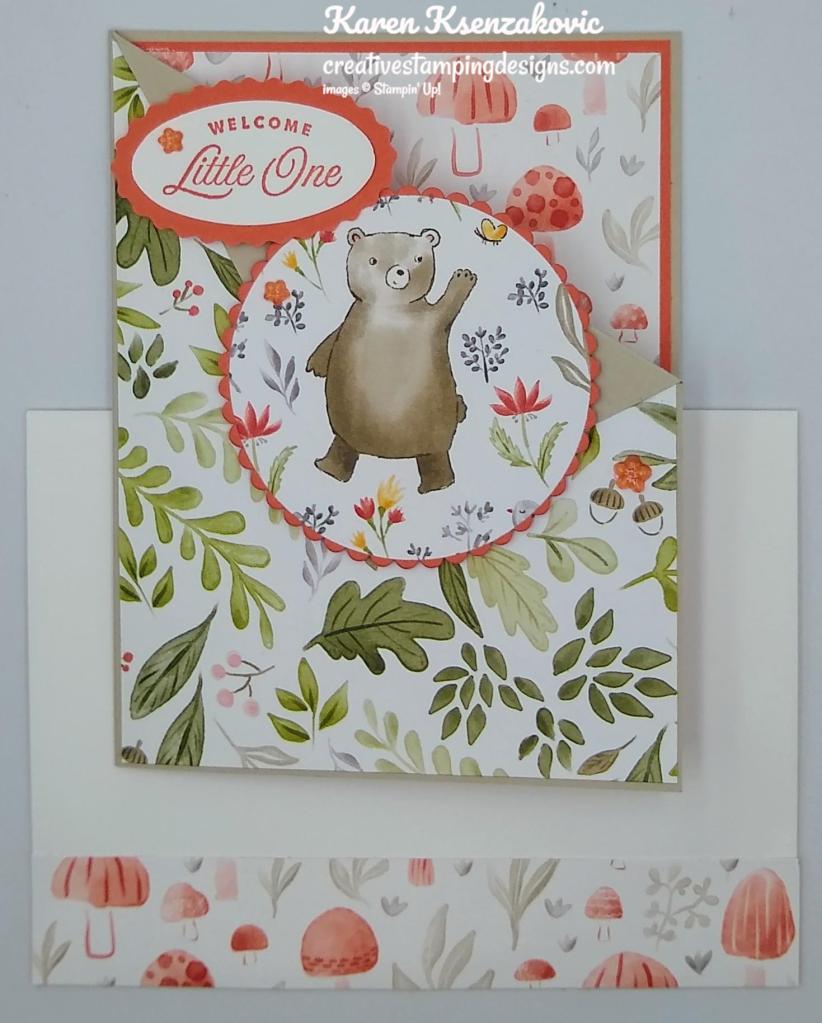 Stampin' Up! Celebrating You Baby Fun Fold 6 creativestampingdesigns.com