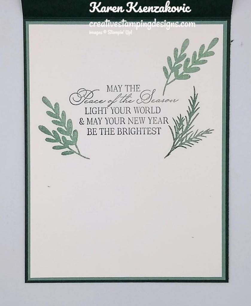 Stampin' Up! Christmas Banners Fun Fold 5 creativestampingdesigns.com