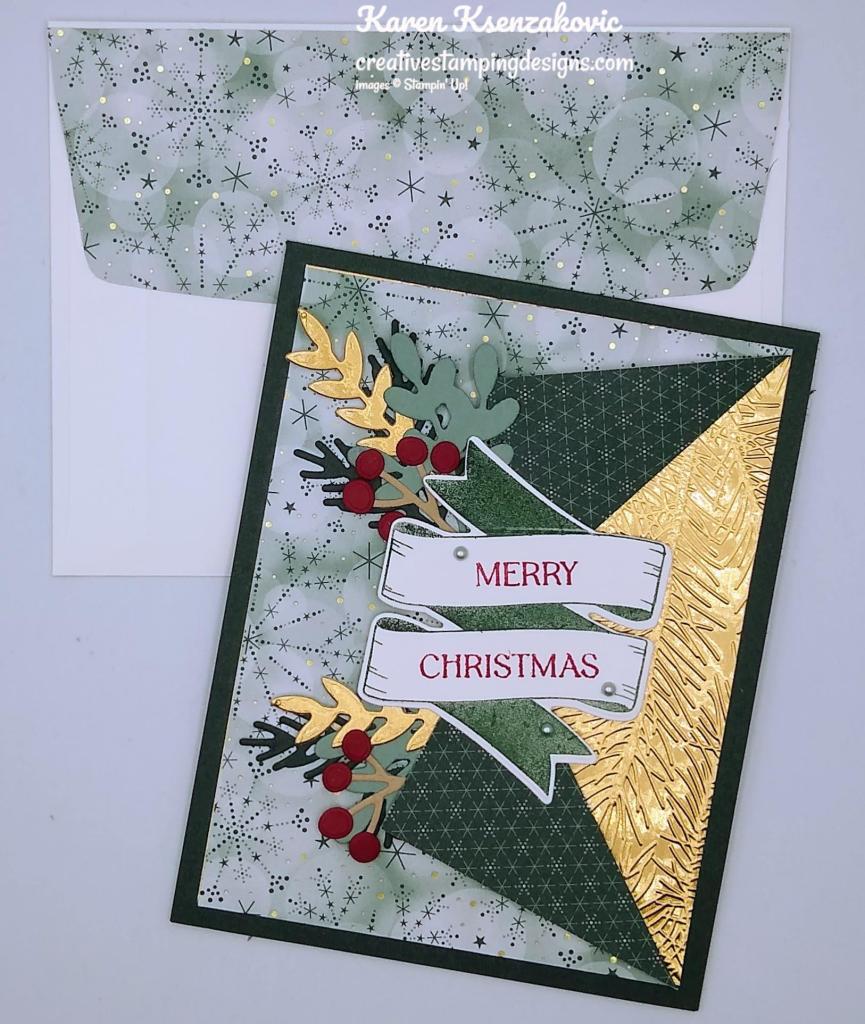 Stampin' Up! Christmas Banners Fun Fold 7 creativestampingdesigns.com