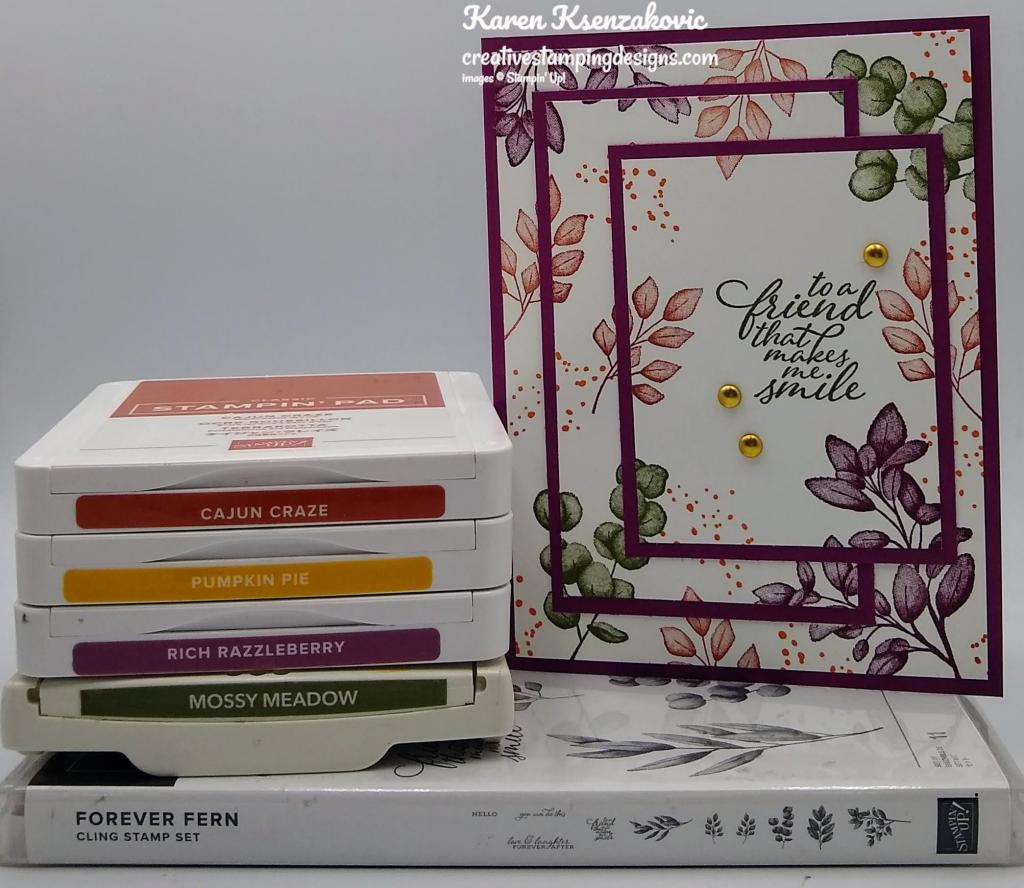 Stampin' Up! Forever Fern Triple Time 1 creativestampingdesigns.com