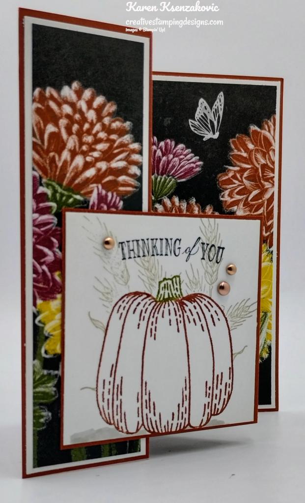 Stampin' Up! Hello Harvest Fun Fold 3 creativestampingdeisgns.com