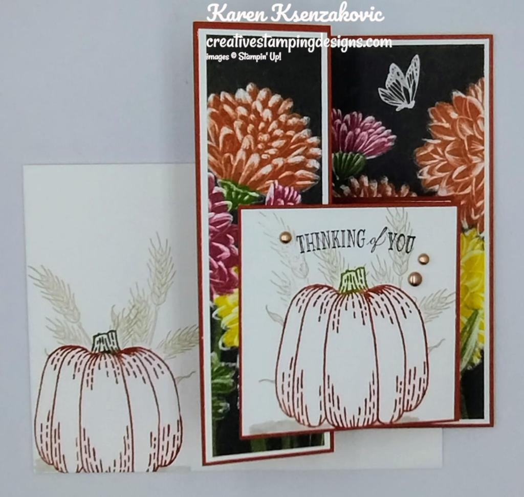Stampin' Up! Hello Harvest Fun Fold 6 creativestampingdeisgns.com