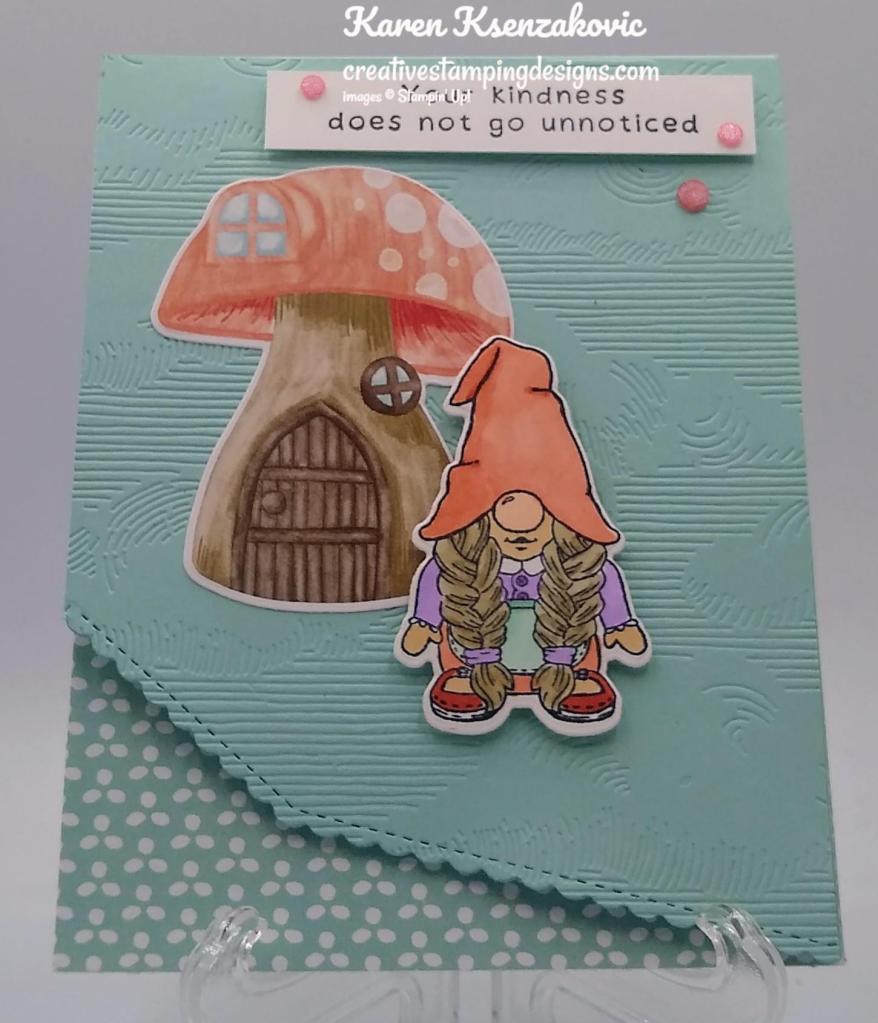 Stampin' Up! Kindest Gnomes Thank You 2 creativestampingdesigns.com
