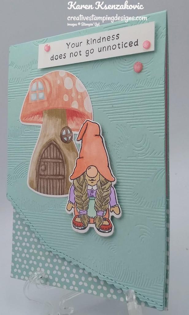 Stampin' Up! Kindest Gnomes Thank You 4 creativestampingdesigns.com