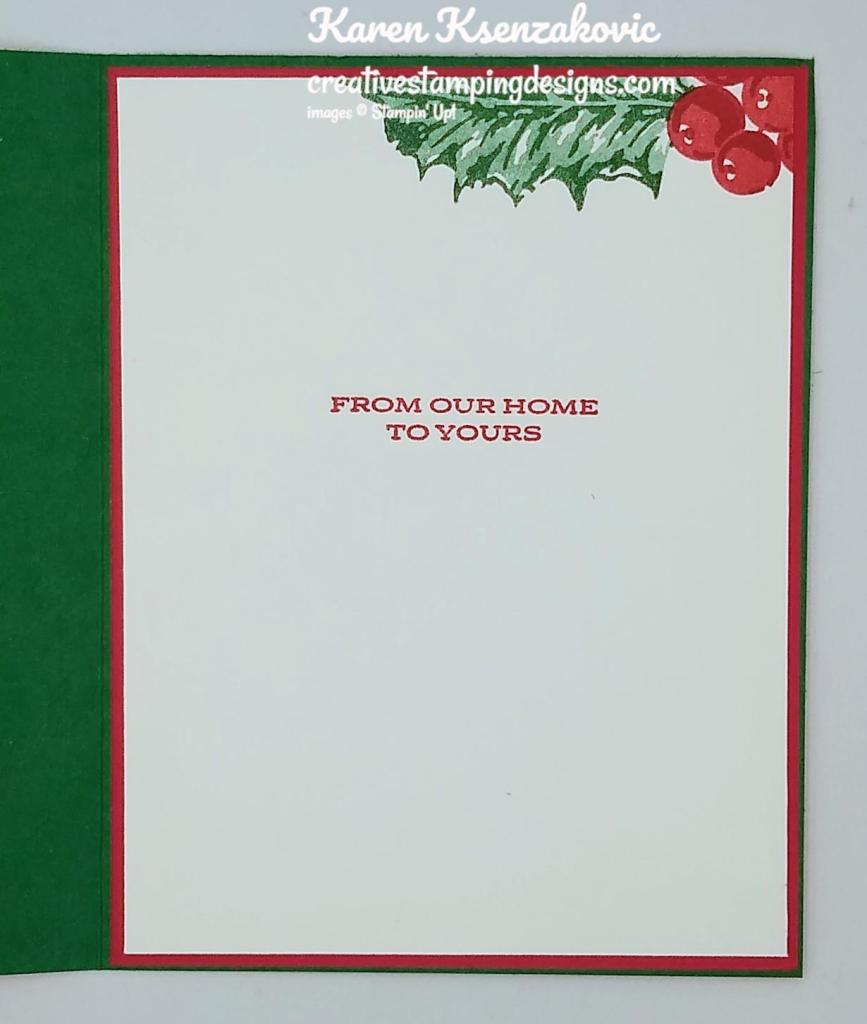 Stampin' Up! Leaves of Holly CAS 5 creativestampingdesigns.com