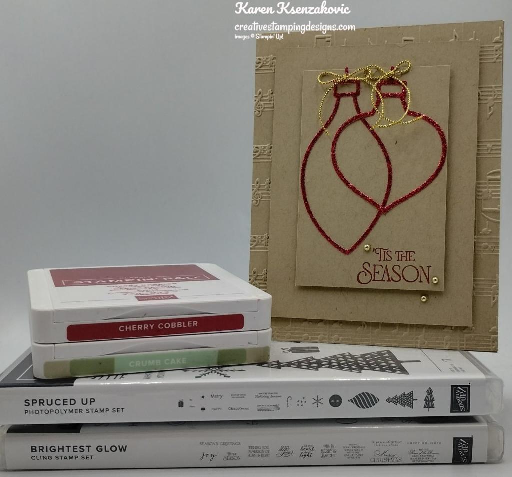 Stampin' Up! Spruced Up CAS 1 creativestampingdesigns.com