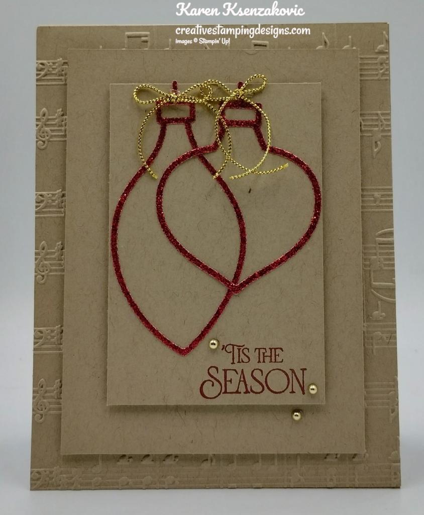 Stampin' Up! Spruced Up CAS 2 creativestampingdesigns.com